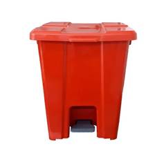 Lixeira C/ Pedal 25L Jsn Vermelha - P25A
