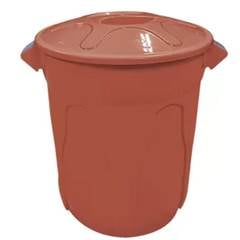 Lixeira Red 100L Tampa Jsn Cr100 Marrom
